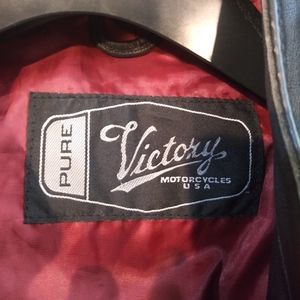 Leather victory jacket